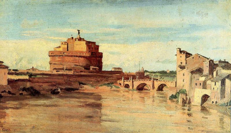 Il Tevere a Castel Sant